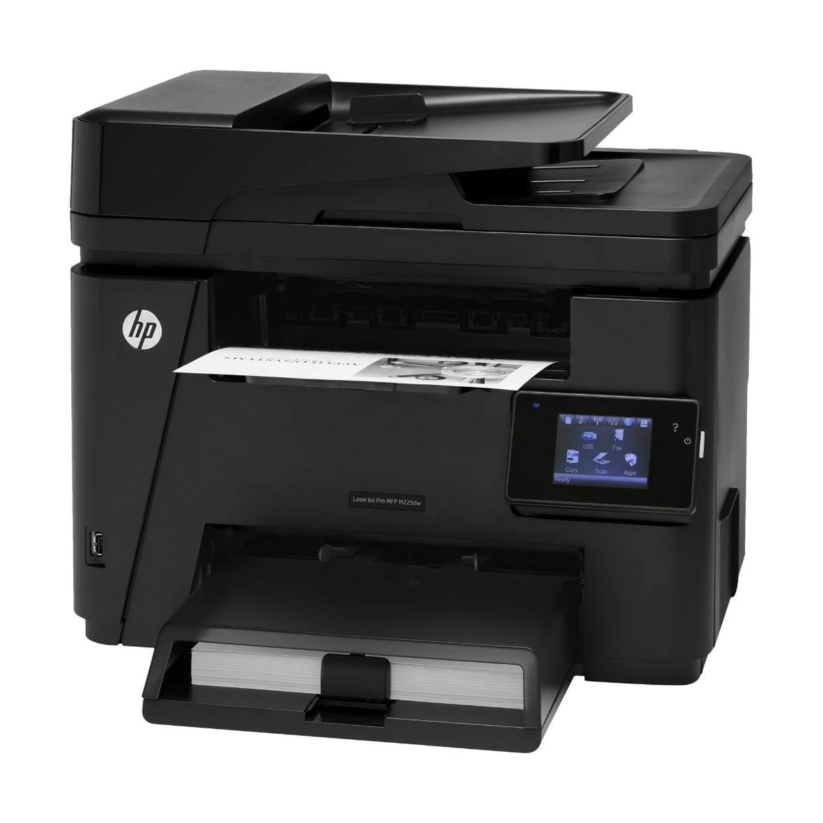 دستگاه پرینتر سیاه‌وسفید اچ‌پی مدل HP LaserJet Pro MFP M225 استوک