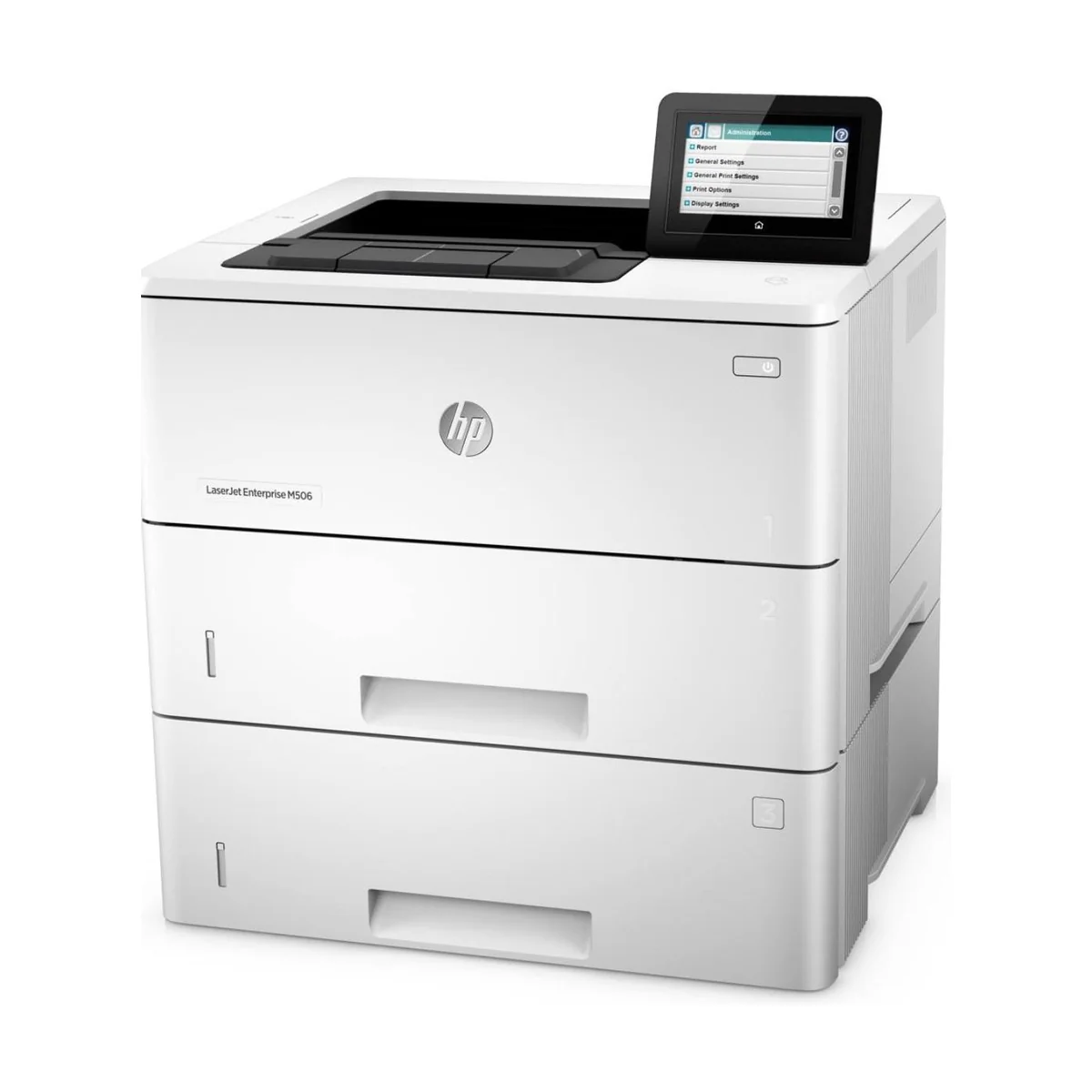 دستگاه پرینتر سیاه‌وسفید اچ‌پی مدل HP LaserJet Enterprise M506dn استوک